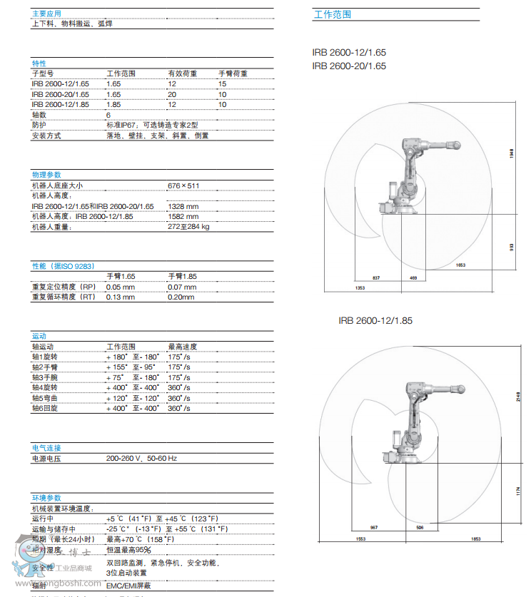 ABB IRB 2600-20/1.65ͻ