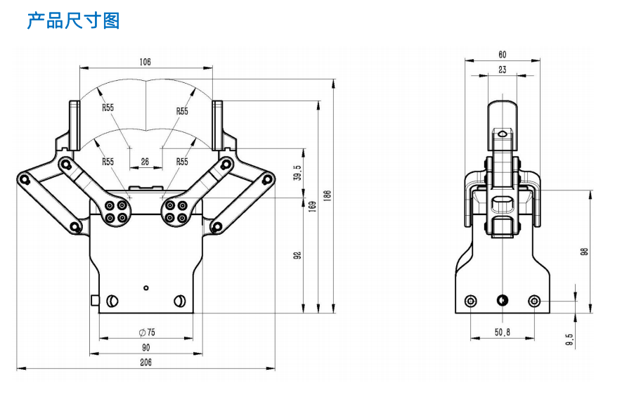 ʿ綯צGBS-04-CTM2F110Ʒߴͼ