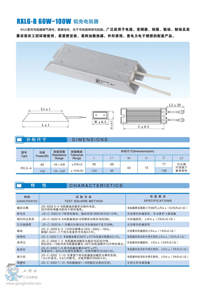 RXLG-B 60W-100W