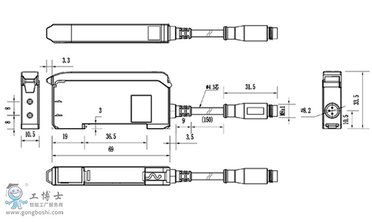 ׼FF-301/15D G02Mߴͼ