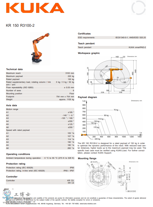 ⿨KR QUANTEC 150 R3100-2 ݱ