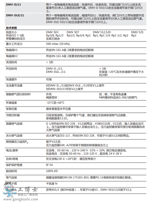 DMV-D(LE)/11 Rp 3/8 - Rp 2: ˫ŷ