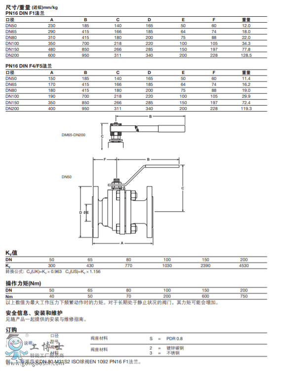 M31V ISOȫͨ DN50-DN200 DIN PN16(F1&F4)