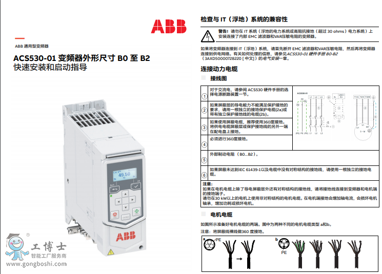 ACS530-01 ٰװָγߴB0-B2